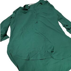 Hawthorne size large green blouse excellent condition see pics